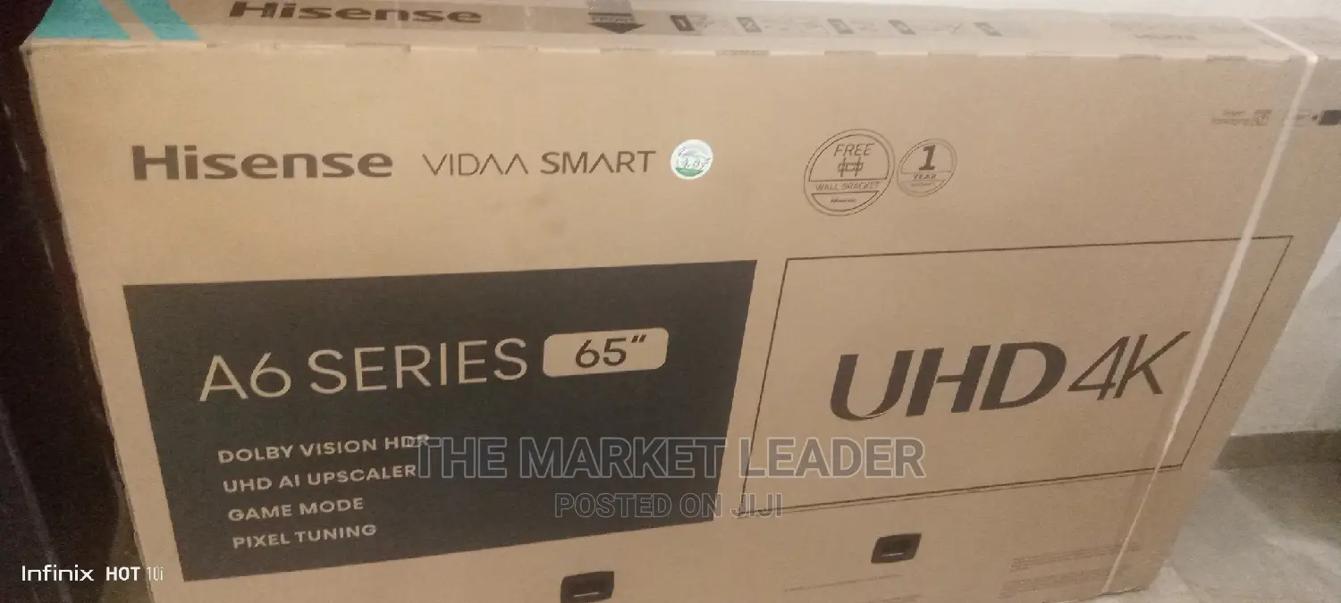 Hisense 65" Smart Tv, A6h Series