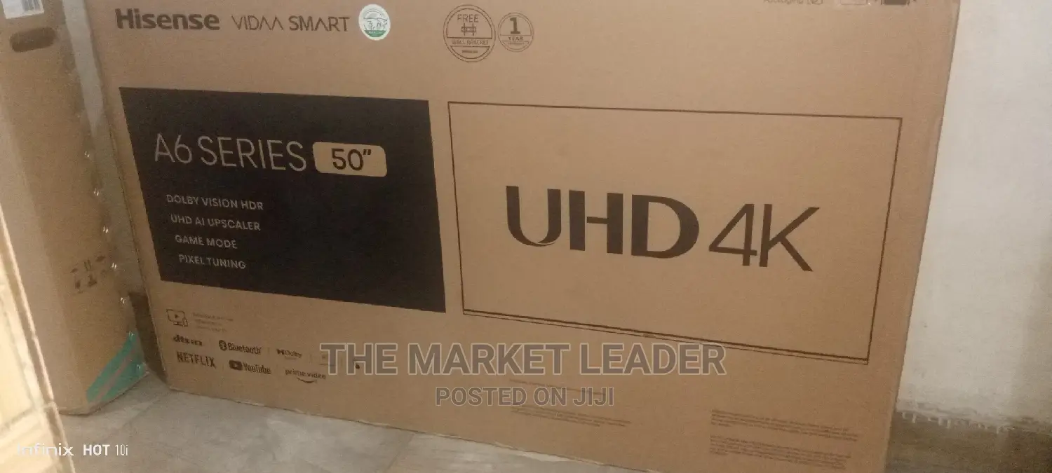 Hisense 50" Smart Tv, A6 Series