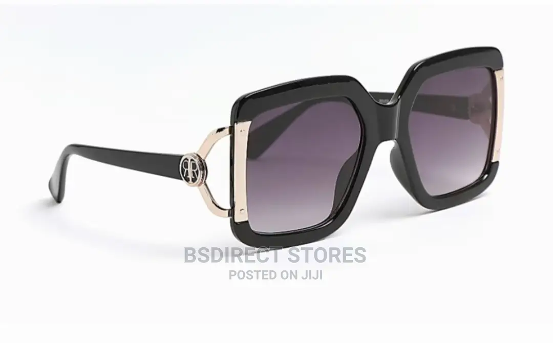 River Island Black Oversized Square Women's Sunglasses