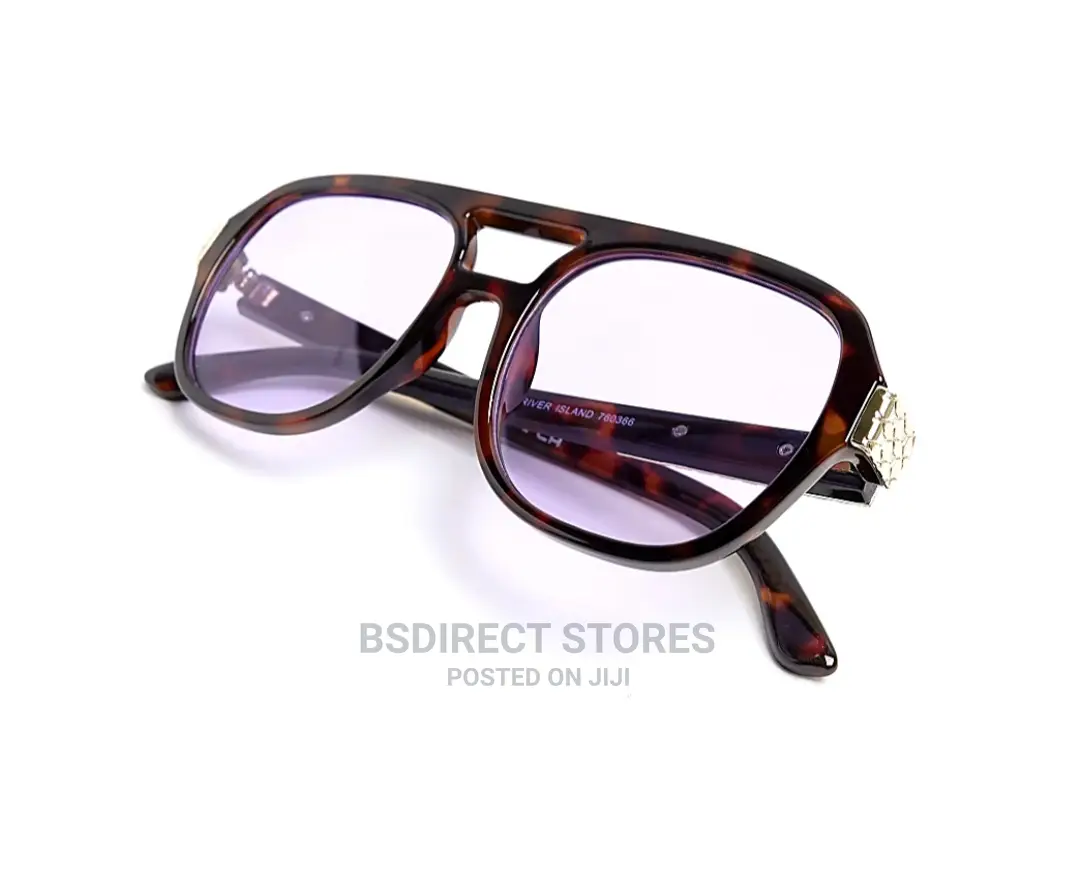 River Island Brown Tortoise Shell Aviator Women's Sunglasses