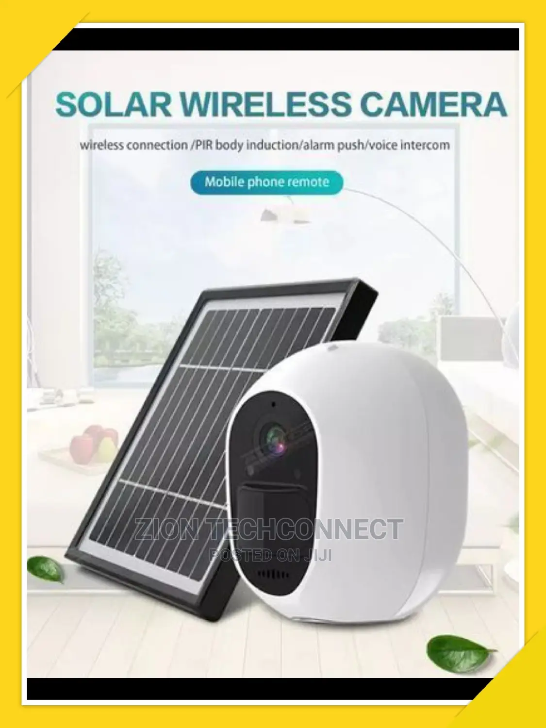 Wireless CCTV Camera Solar Powered Wifi HD 1080P IP Camera