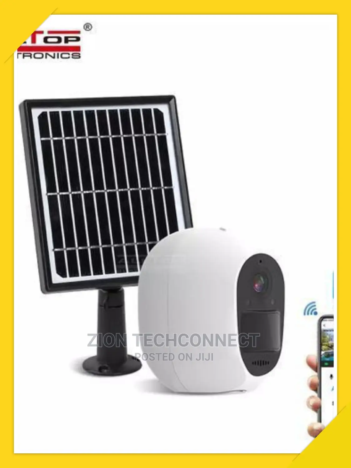 Wireless CCTV Camera Solar Powered Wifi HD 1080P IP Camera