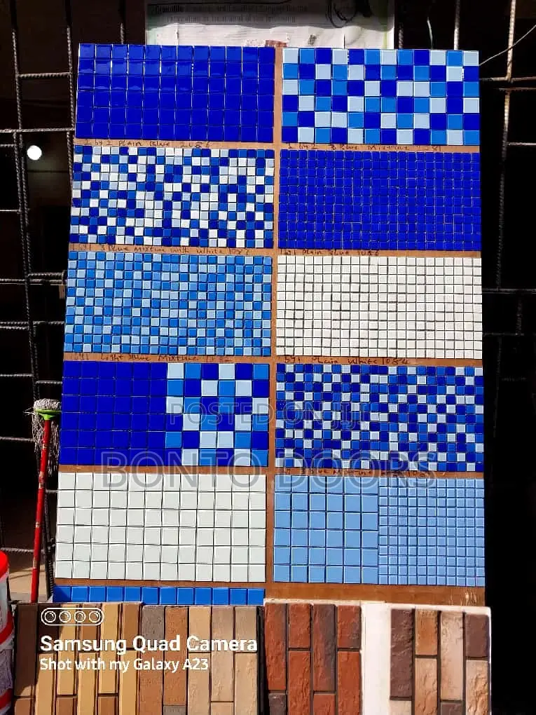 Mixed Colours of Mosaic Tiles