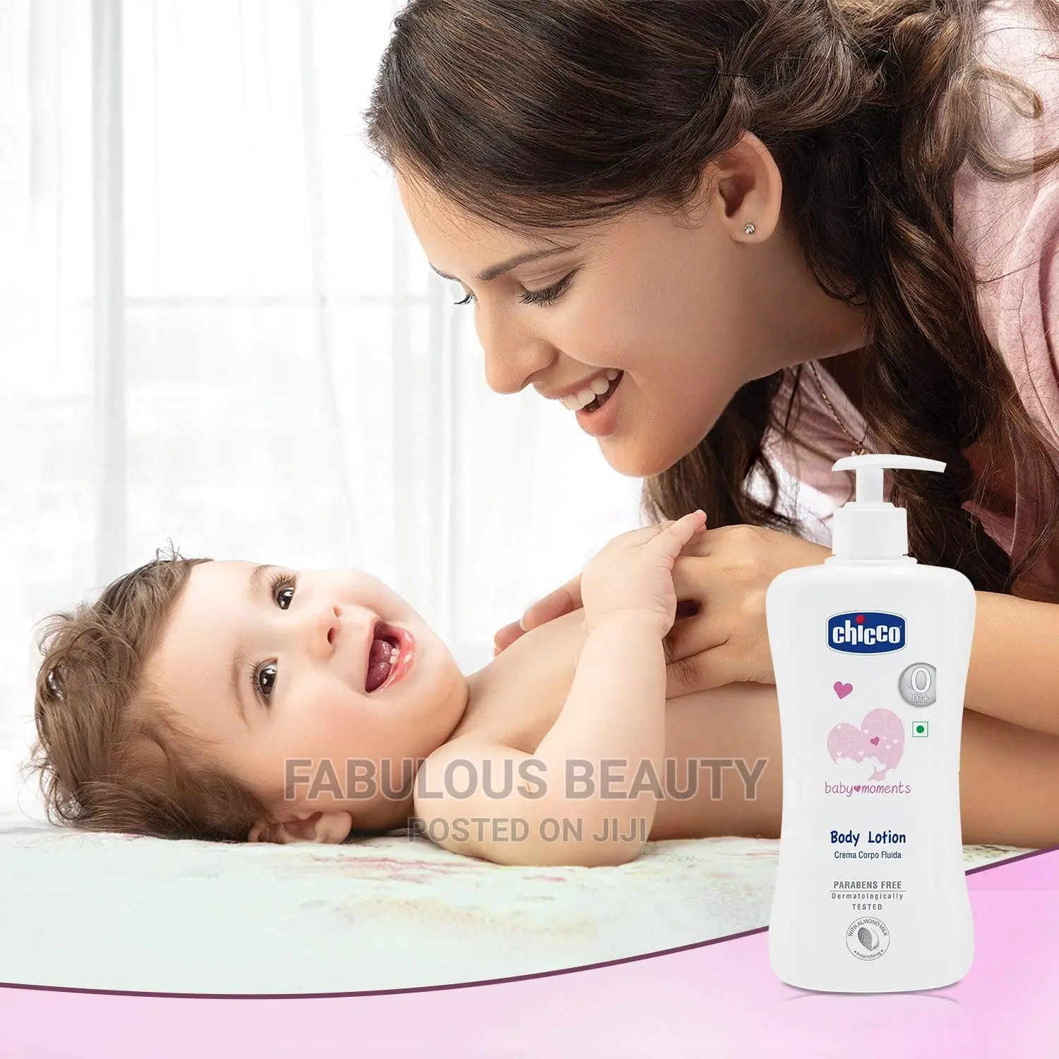 Chicco Baby Moment Body Lotion Size 500 Ml.