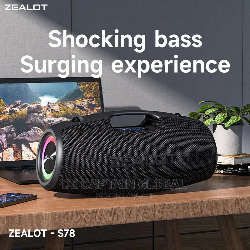 Zealot 1000watts Water Proof Boombox Speaker With 24000mah