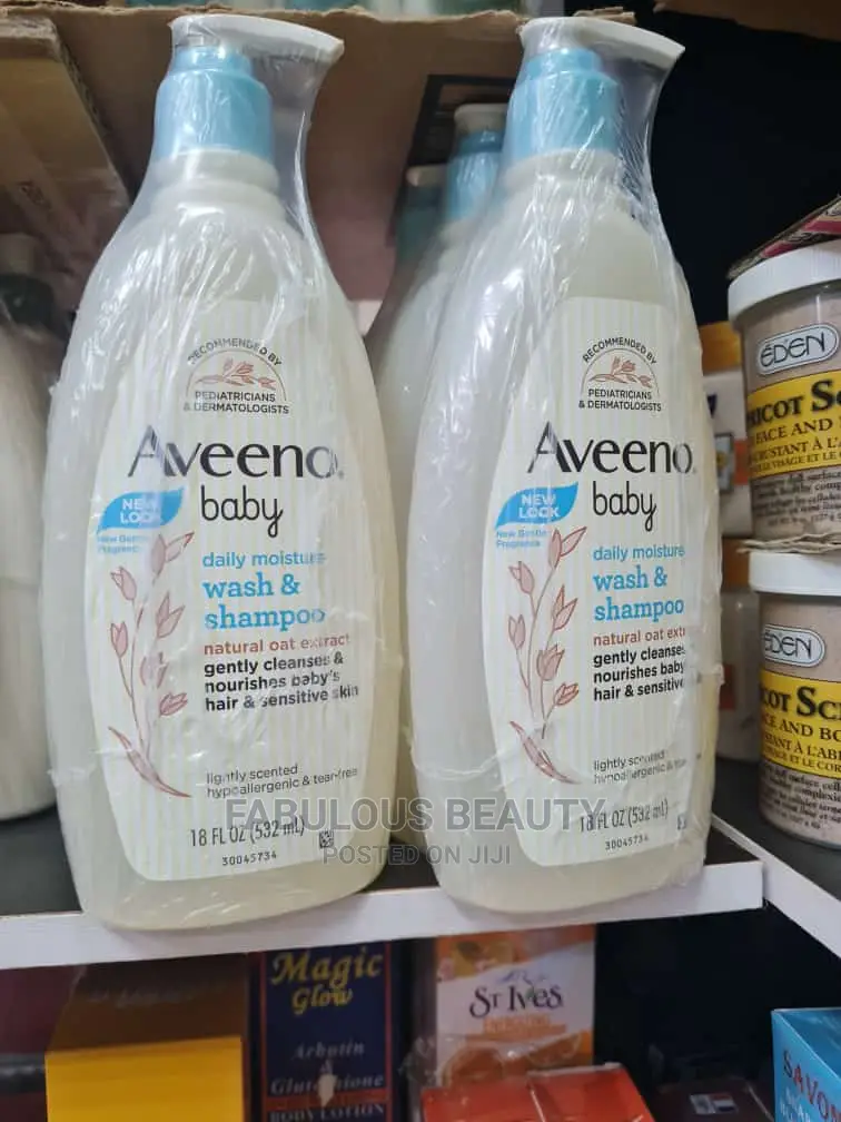 Aveeno Baby Daily Moisture Gentle Body Wash Shampoo 532mls