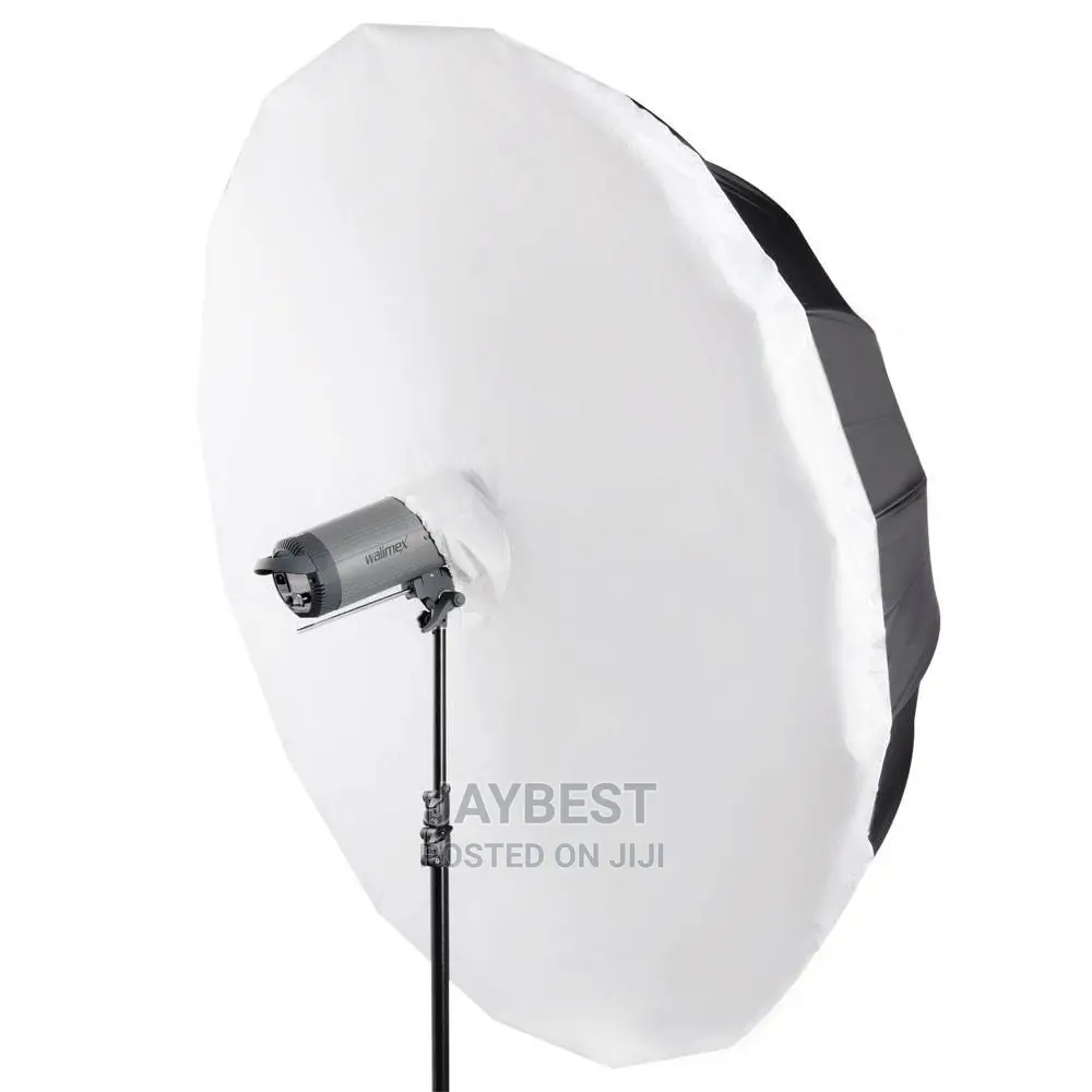 135cm Umbrella Softbox (White Interior/Black Exterior
