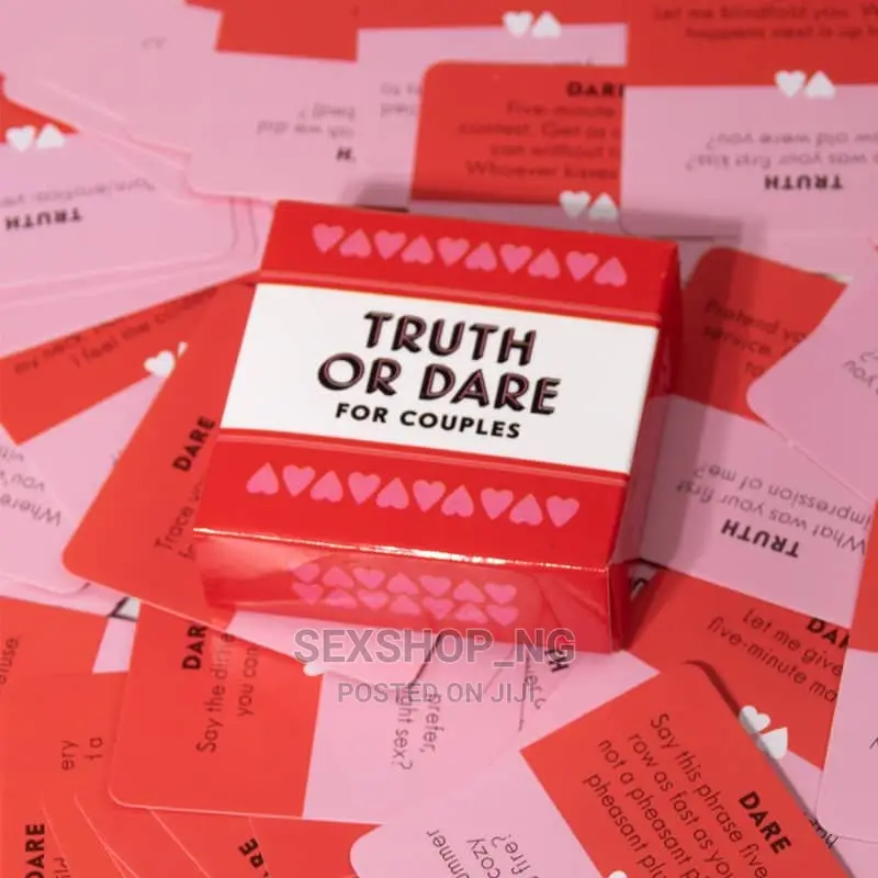 Truth or Dare Card for Couples Intimacy Dare Game Card