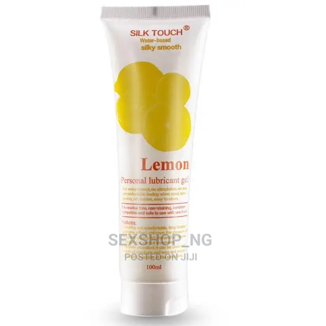 Water Based Silky Smooth Lemon Flavor Lubricant