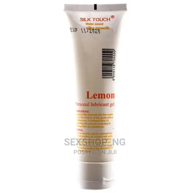 Water Based Silky Smooth Lemon Flavor Lubricant
