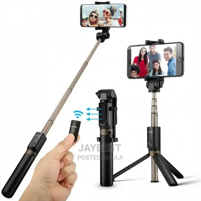 4 in 1 Extendable Tripod for Mobile Phone and Action Camera