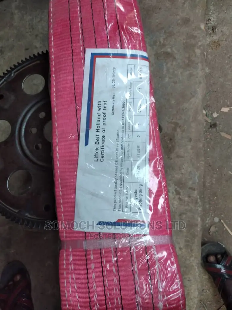 Quality Lifting Belts Webbing Slings in Nigeria Lagos Abuja