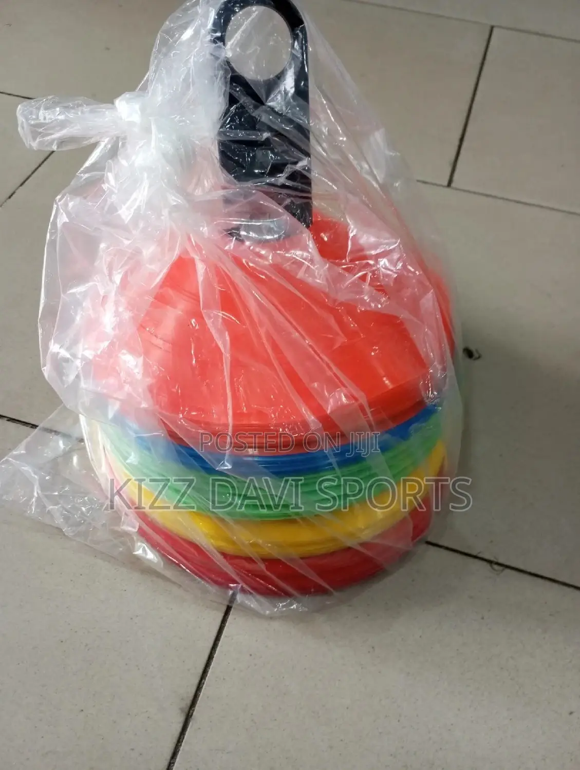 Football Flat Cones by 50 PCS