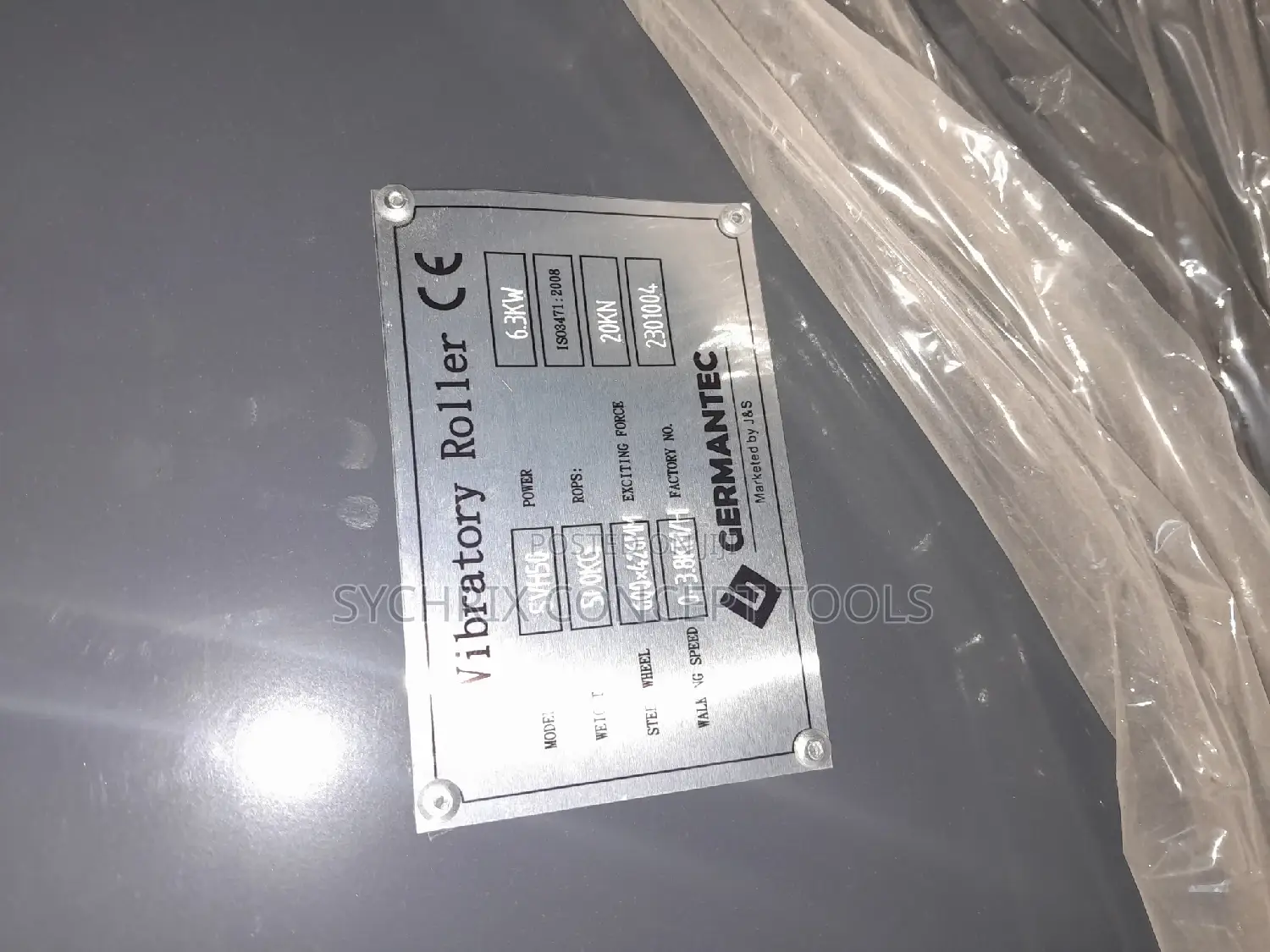 500kg Manual Single Vibrator Roller