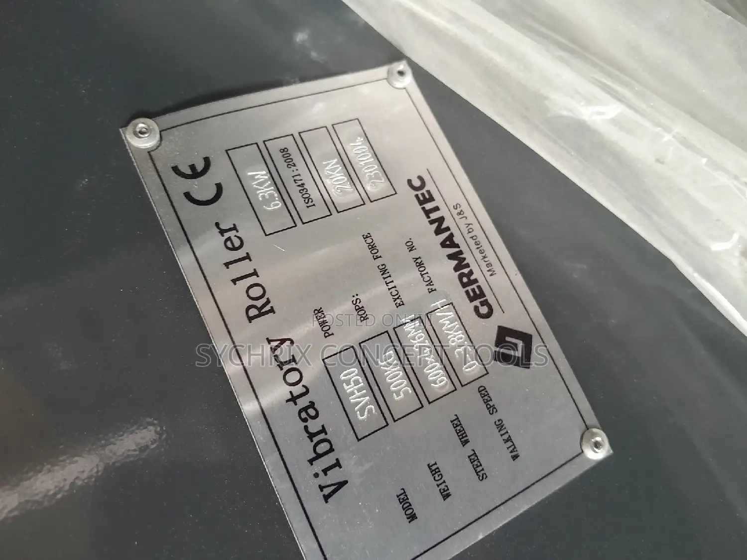 500kg Manual Single Vibrator Roller