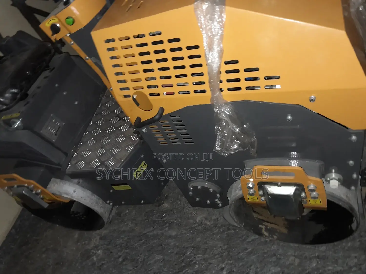 Double Mobile Vibrator Roller 600kg