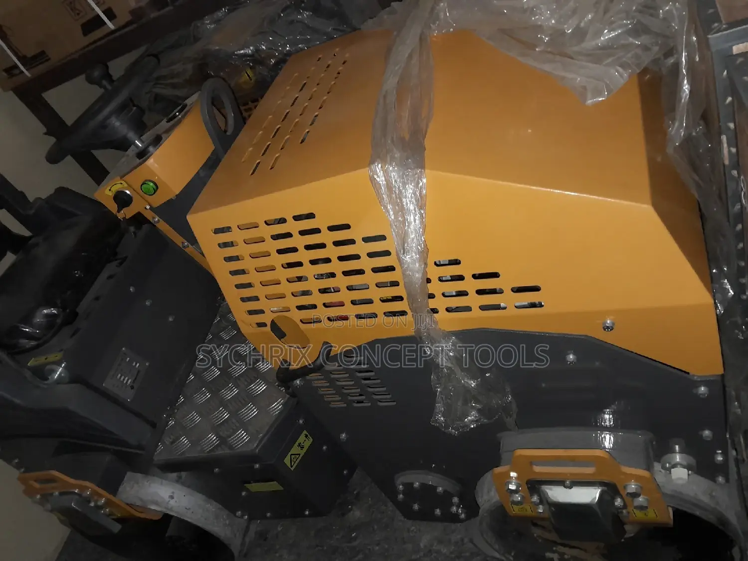 Double Mobile Vibrator Roller 600kg