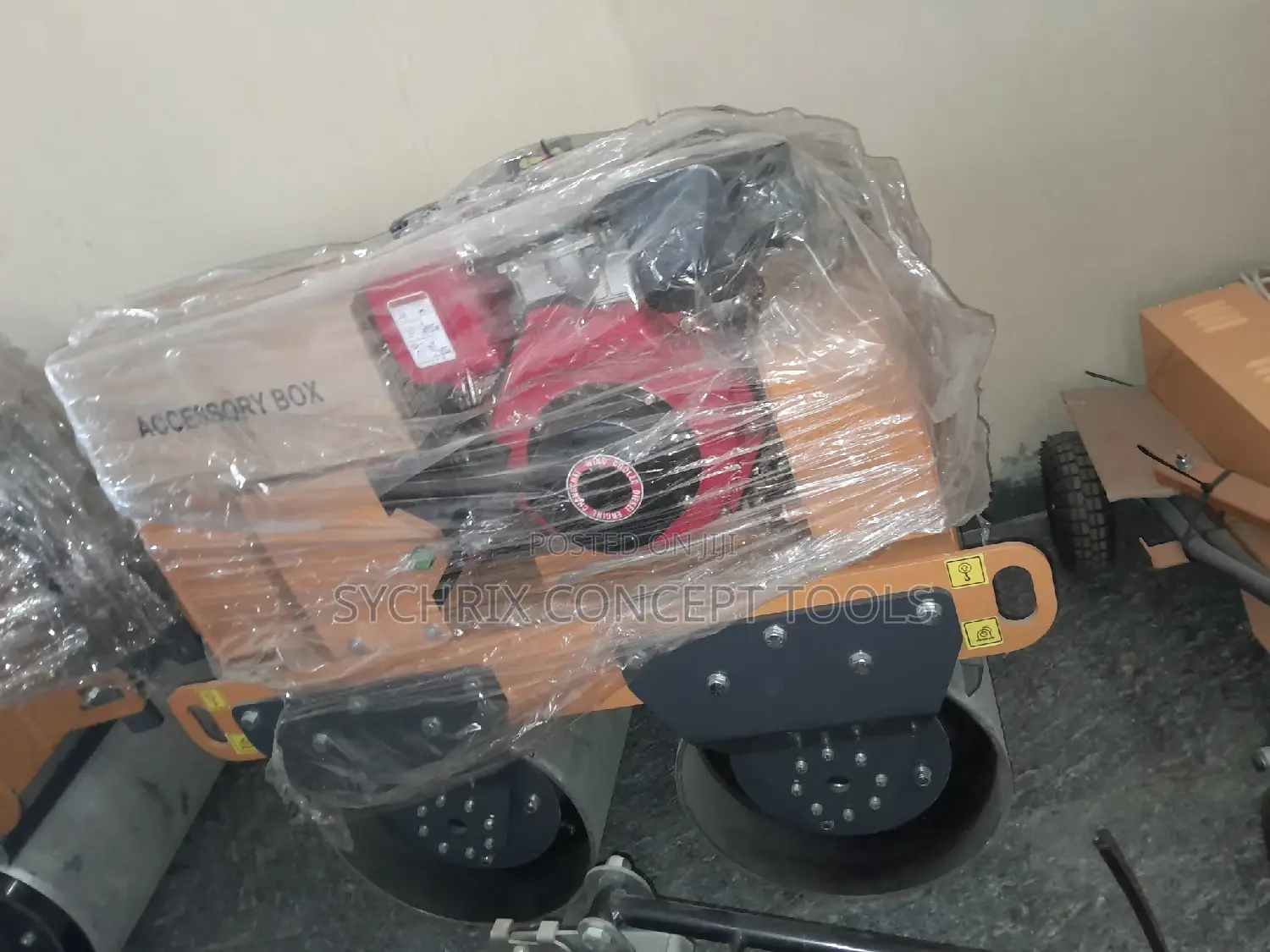 Double Manual Vibrator Roller 600kg