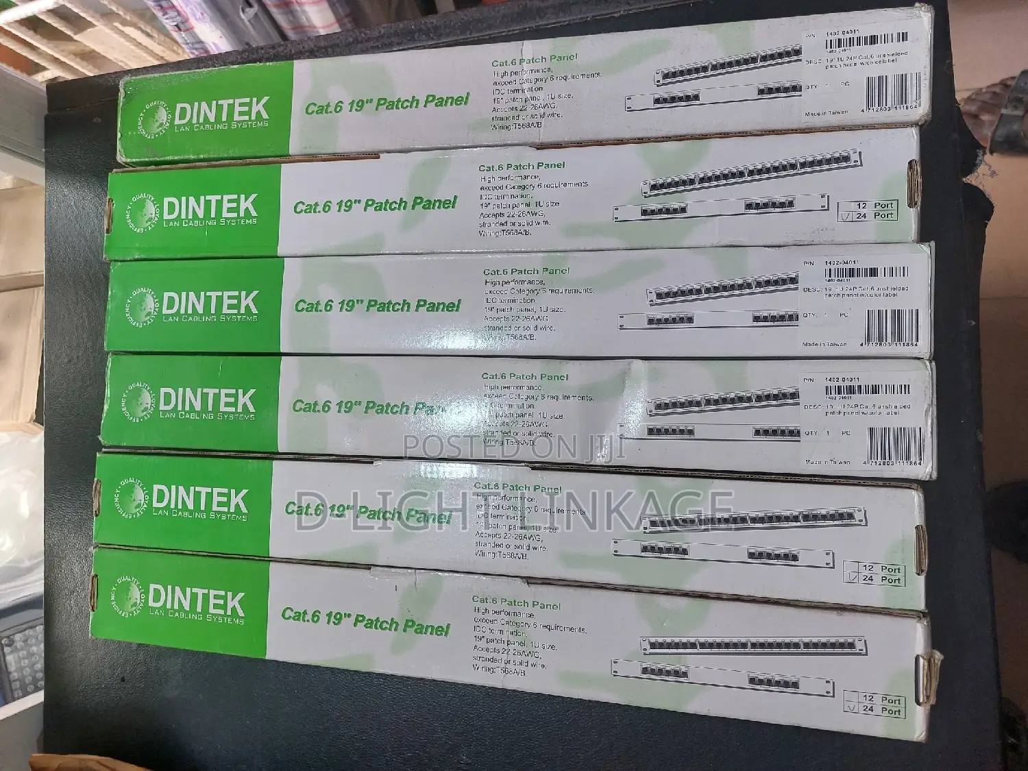 Dintek Patch Panel 24port