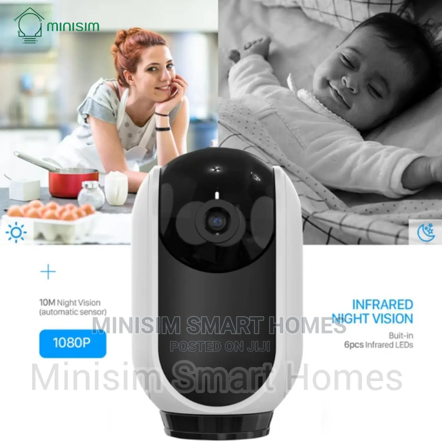 Tuya Mini Wifi 3MP PTZ Smart Camera