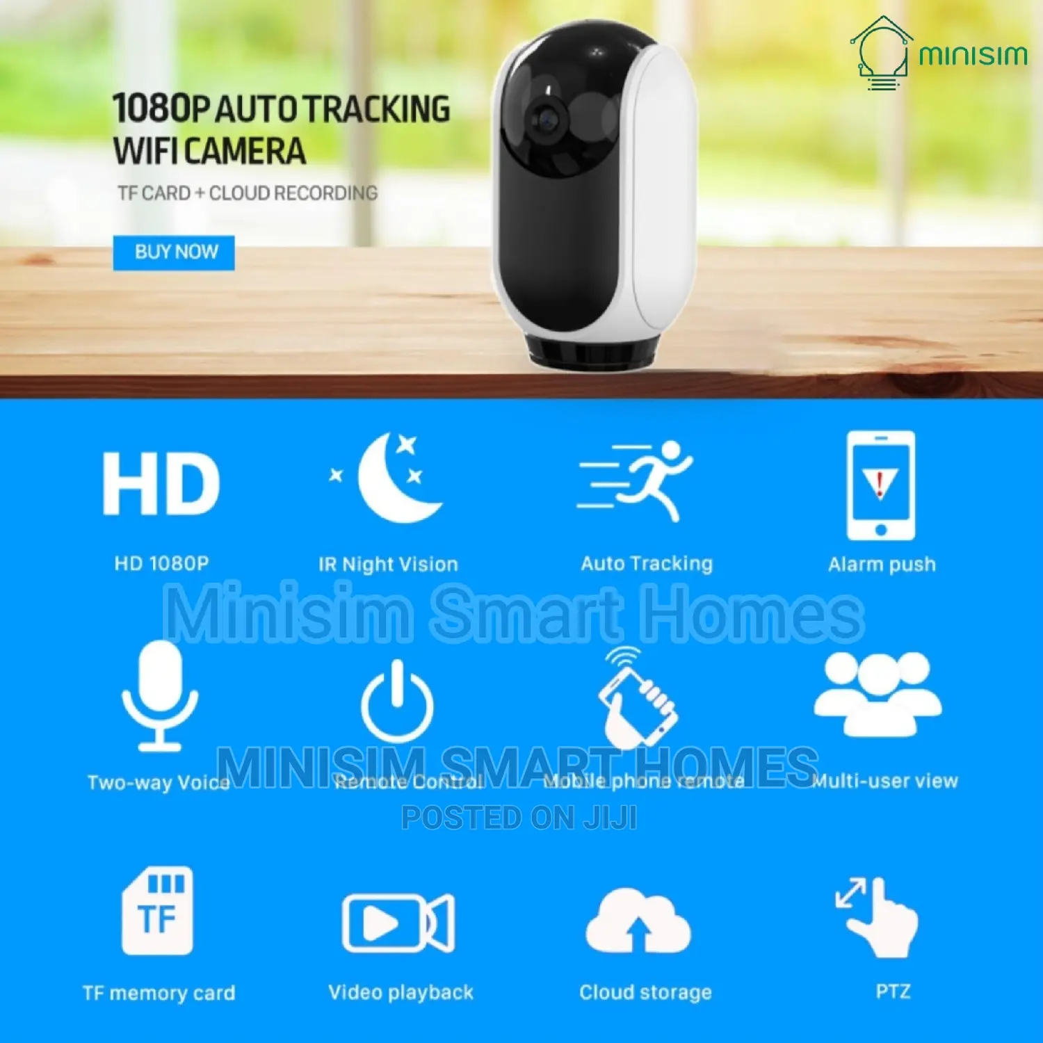 Tuya Mini Wifi 3MP PTZ Smart Camera