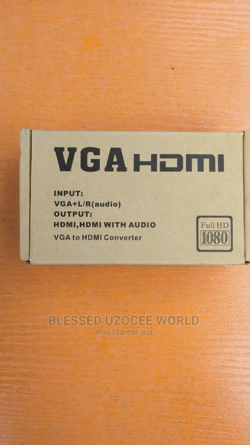 Vga to Hdmi Adapter for Conversion to Monitor, Projector,Tv