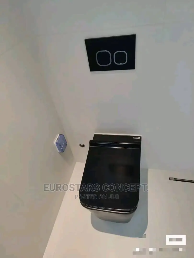 Square Black Wall Hug Condit Wc