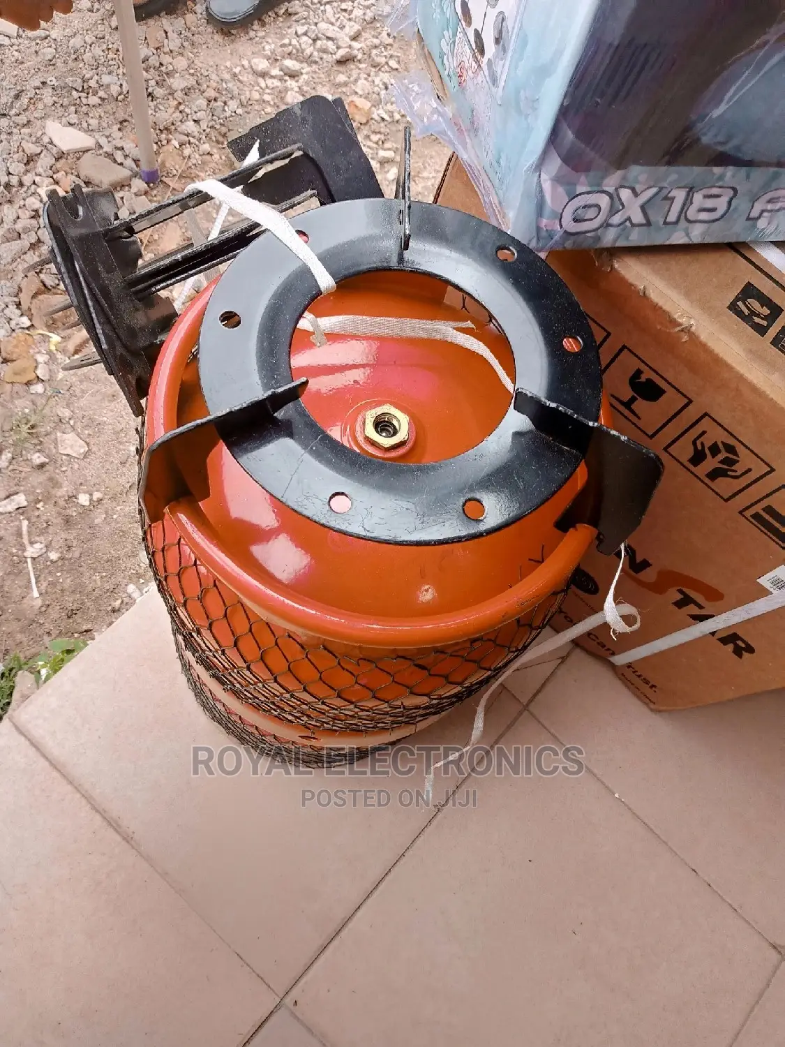 6kg Gas Cylinder With Iron Sitter Burner
