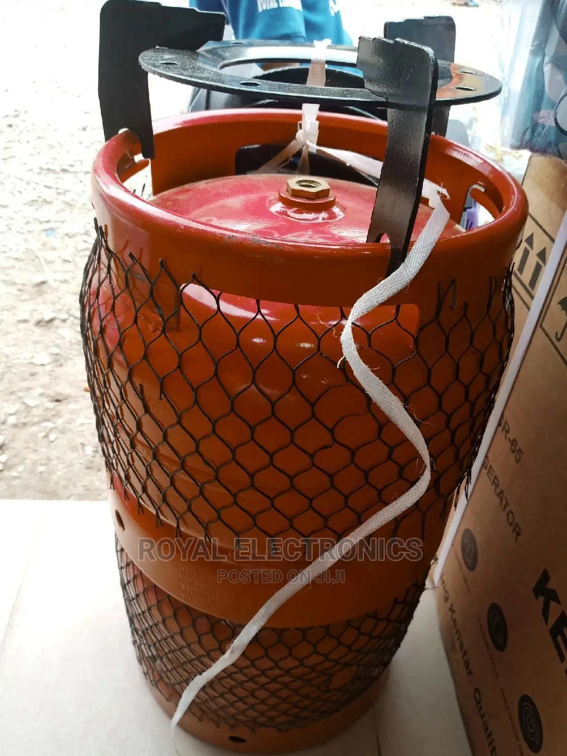 Brand New 6kg Gas Cylinder With Iron Sitter Burner