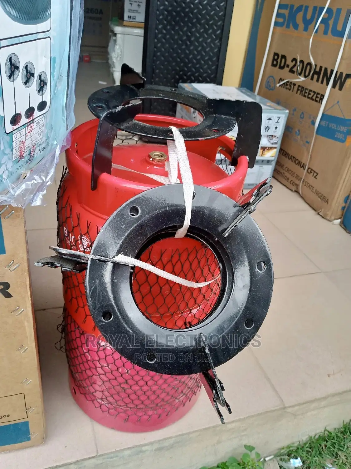 Classic 6kg Gas Cylinder With Iron Sitter Burner
