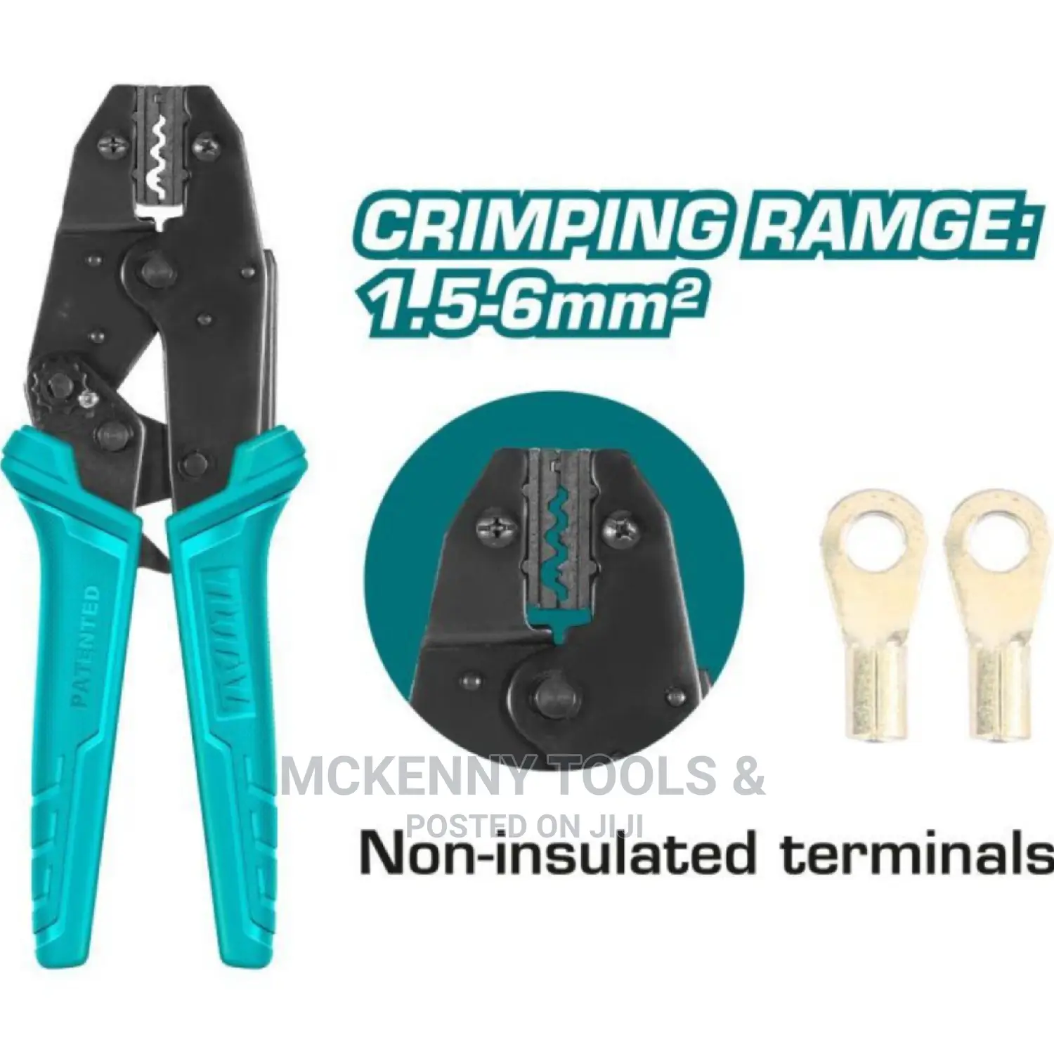 Ratchet Crimping Plier (1.5-6mm2)