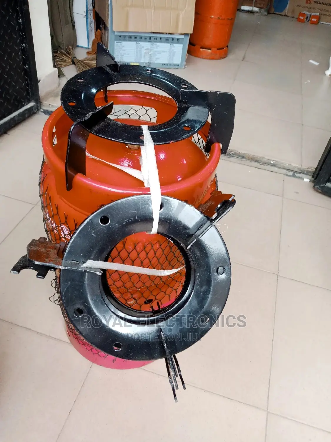 Latest 6kg Gas Cylinder With Iron Sitter Burner
