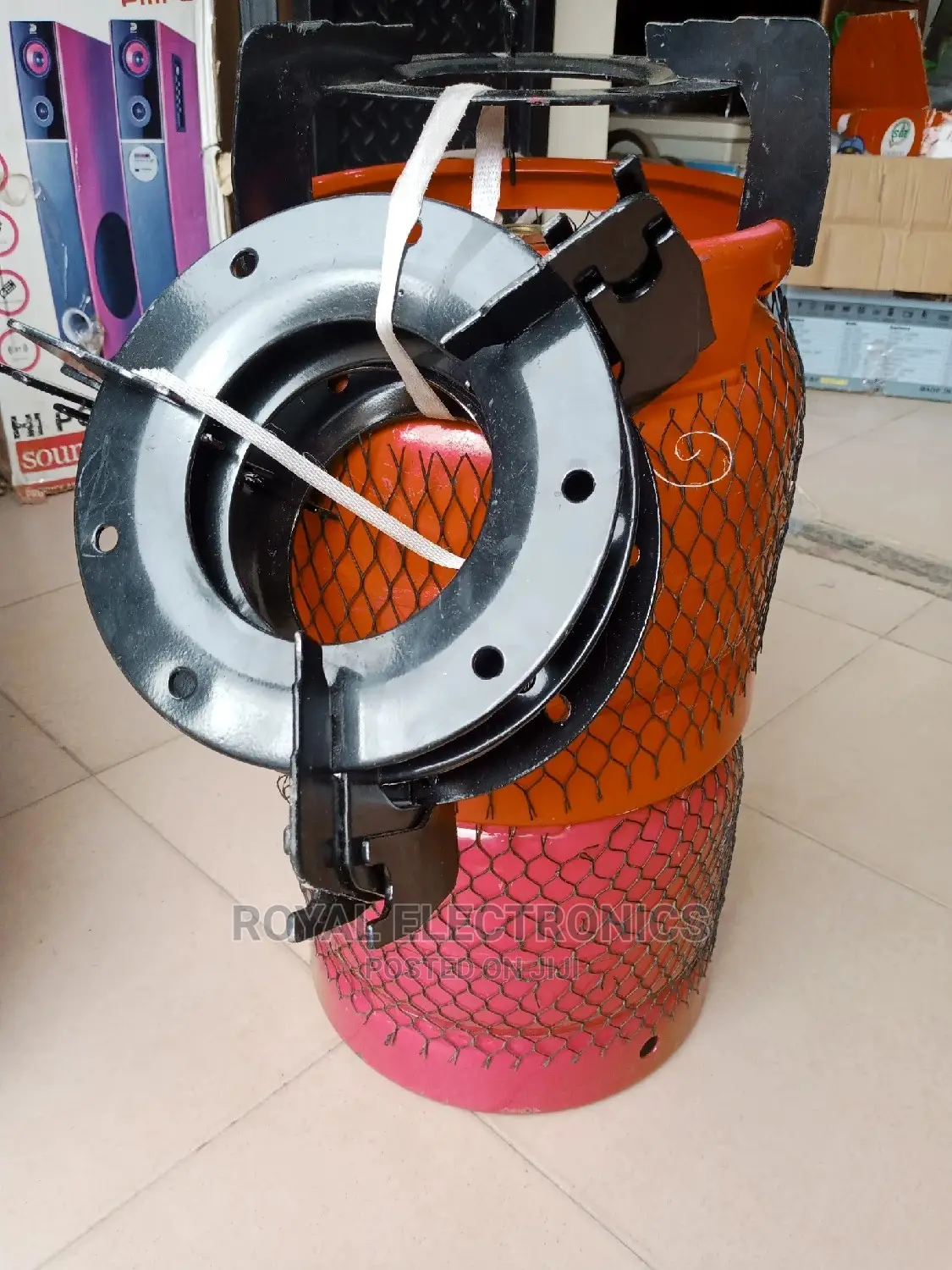 Authentic 6kg Gas Cylinder With Iron Sitter Burner