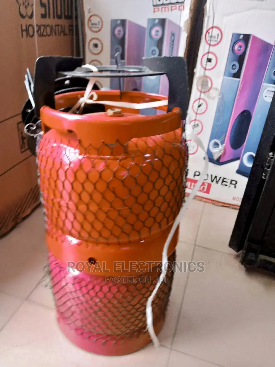 World Class 6kg Gas Cylinder With Iron Sitter Burner
