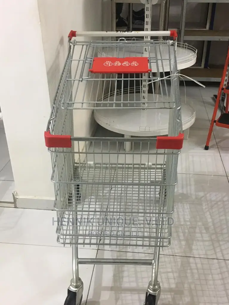 Big Supermarket Trolley Cart 240liters