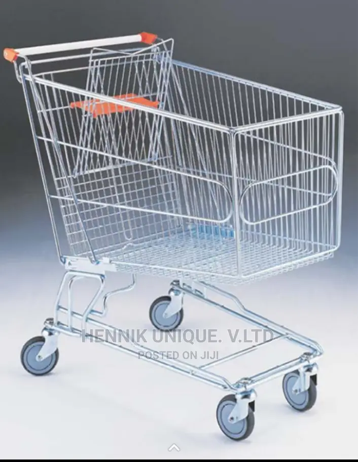 Big Supermarket Trolley Cart 240liters