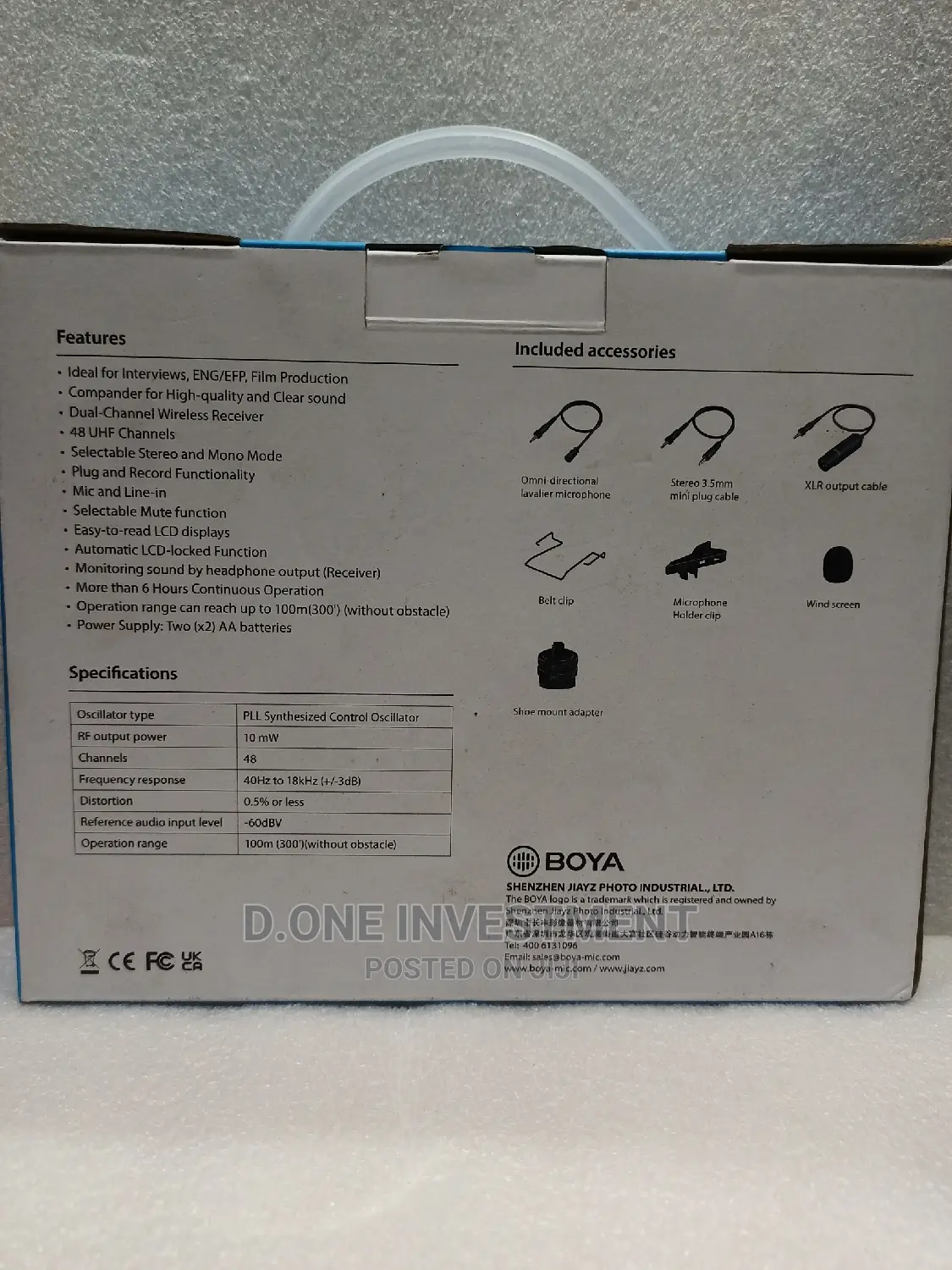 Boya Wireless Microphone By-wm8 Pro