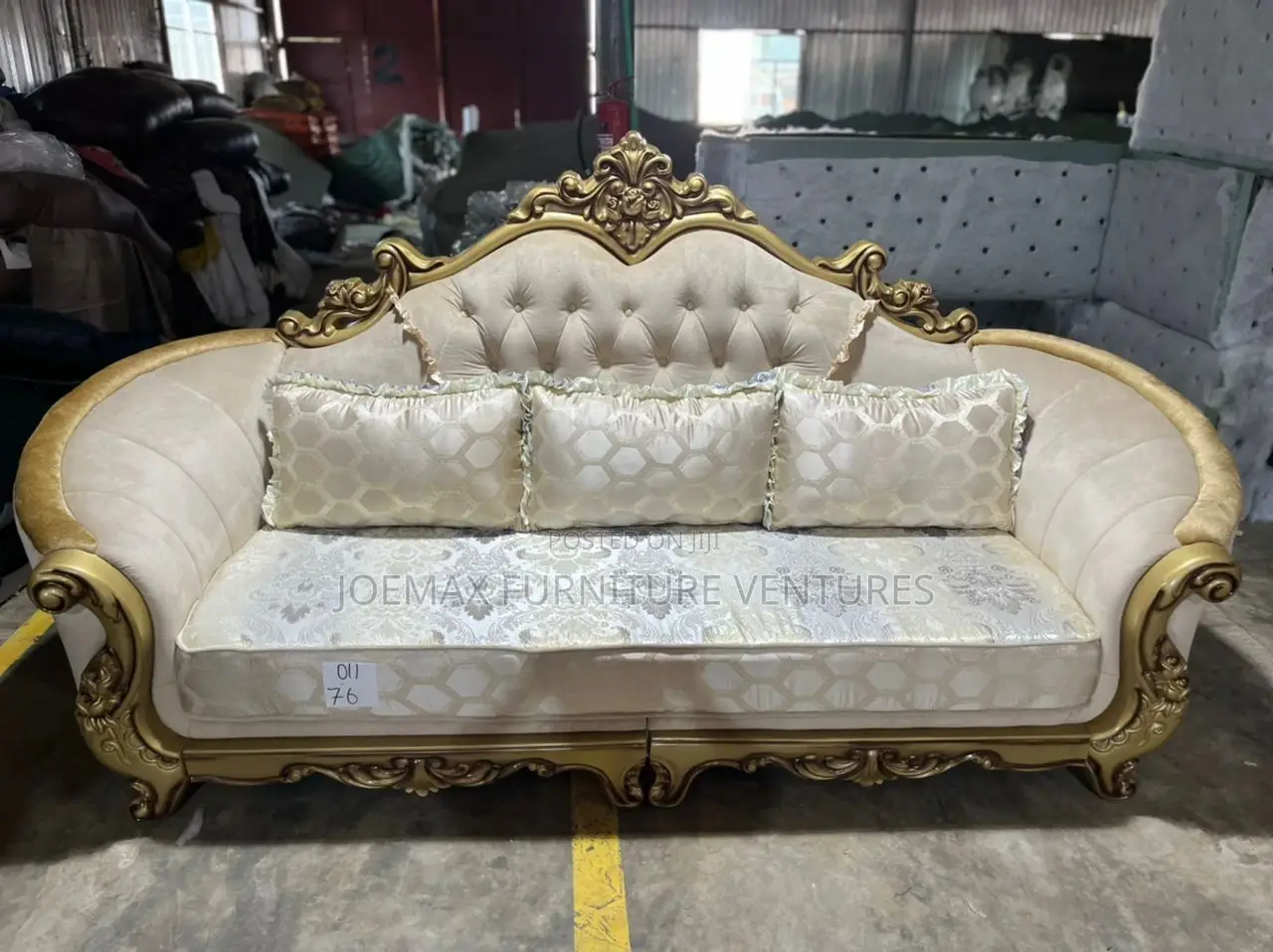 Quality 7 Seater Living Room Fabric Made Sofa Chair.