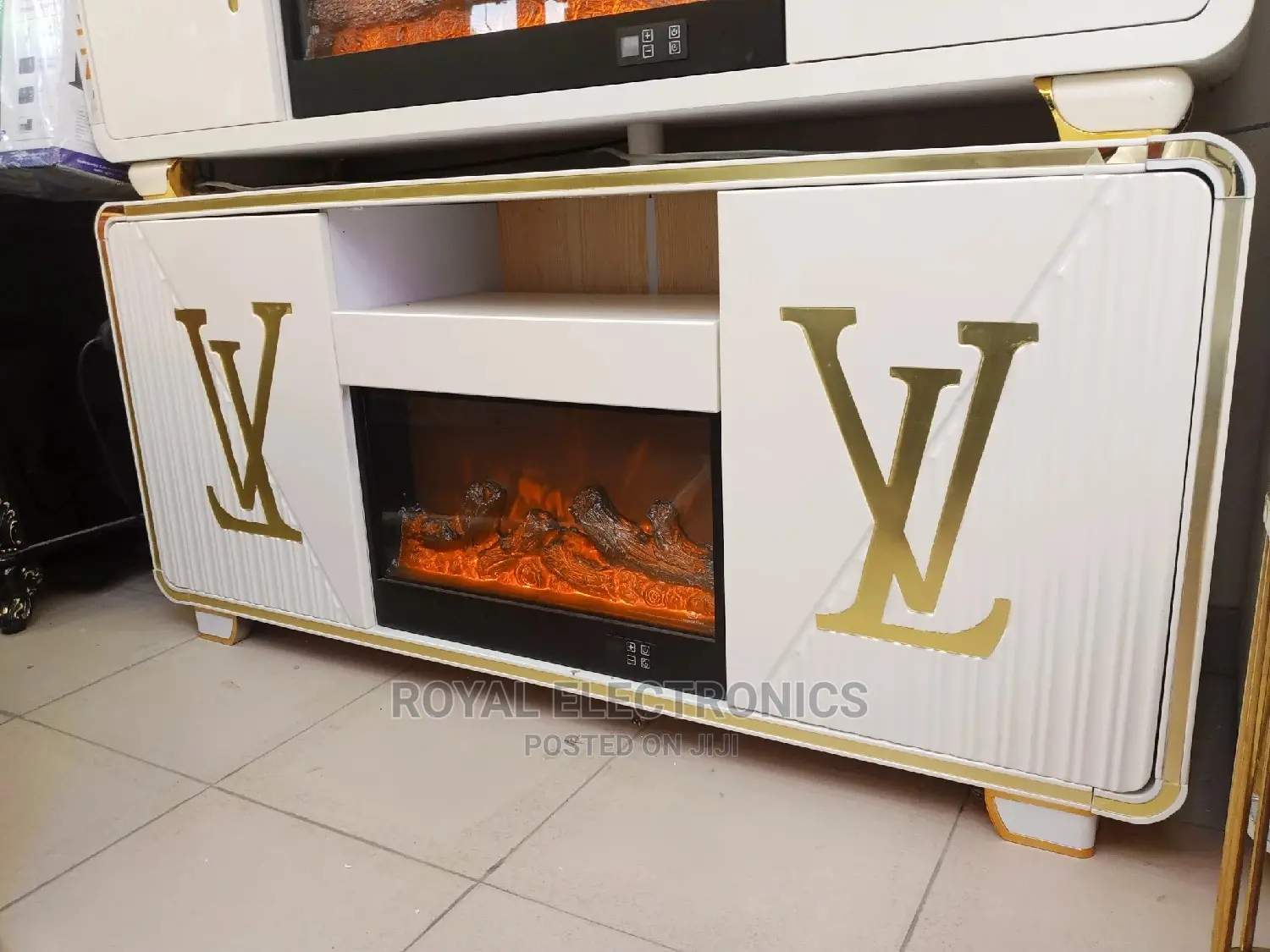 Great Quality LV Tv Stand With Fire Display