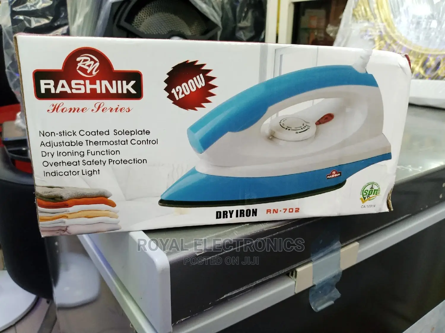 Newly Released Rashnik Rn-702 Dry Iron 1200w