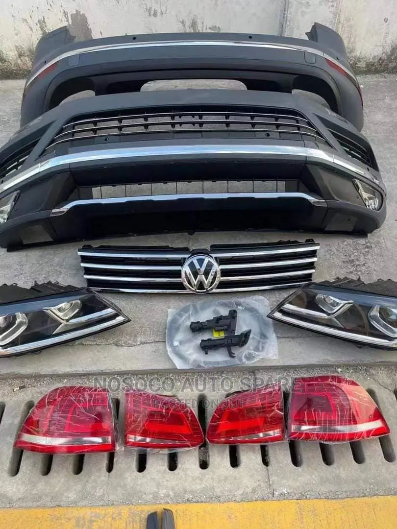 Complete Kit Front Bumper Full Light Rear Lights Touareg
