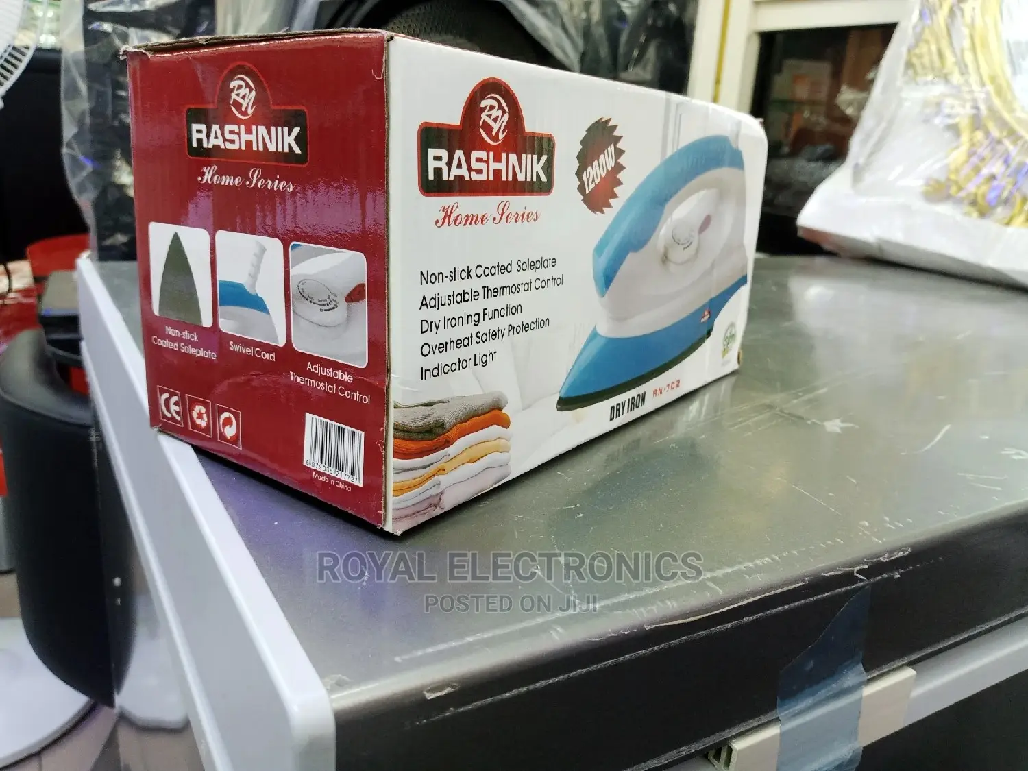 Newly Released Rashnik Rn-702 Dry Iron 1200w