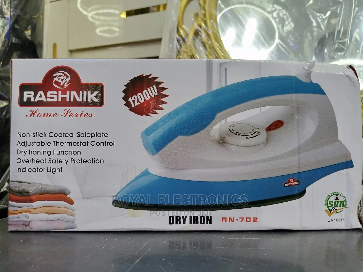 Beautiful Design Rashnik Rn-702 Dry Iron 1200w