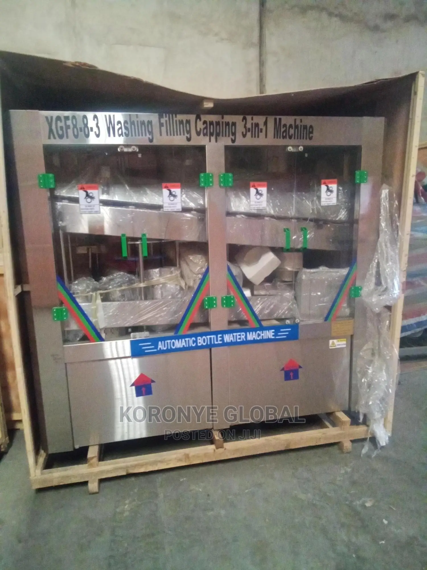 Auto Monoblock 8-8-3 Washing,Filling Capping Bottling Machi