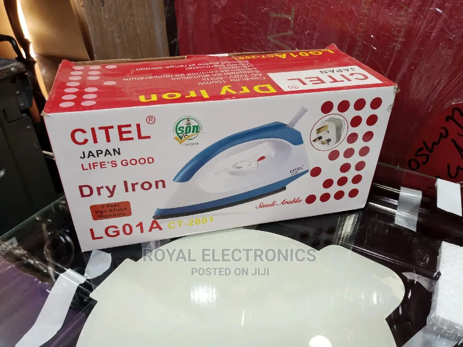 Brand New Citel Dry Pressing Iron