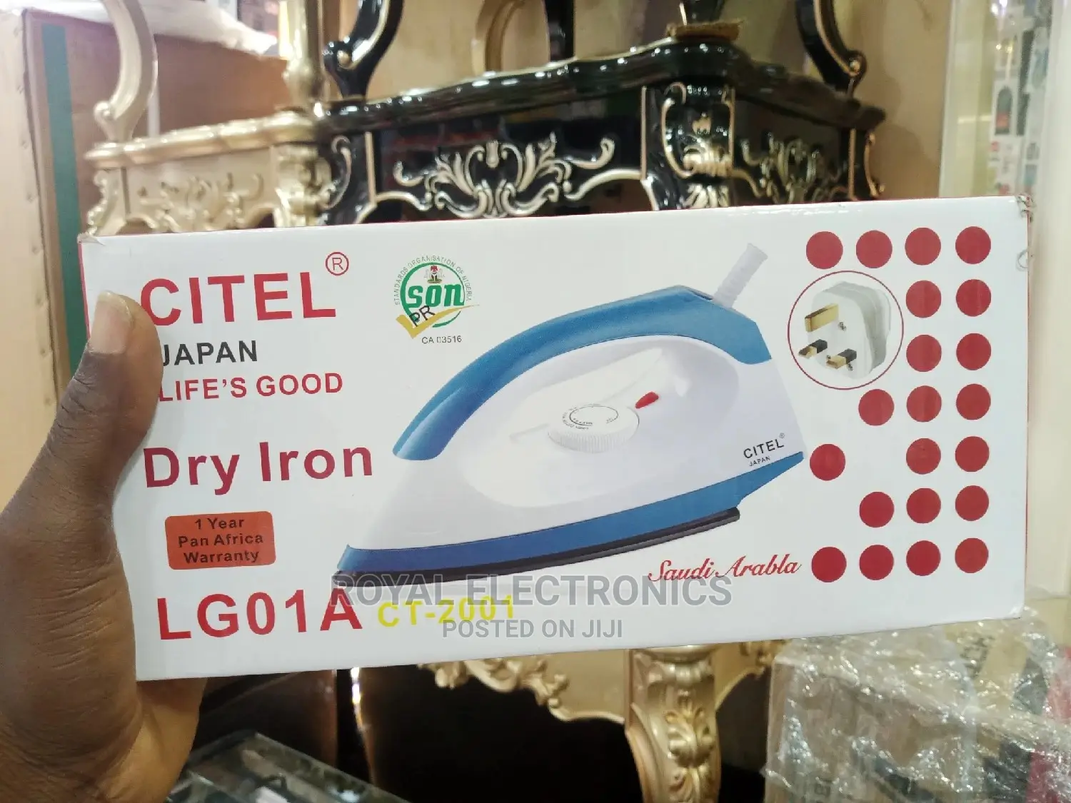 Top Class Citel Dry Pressing Iron
