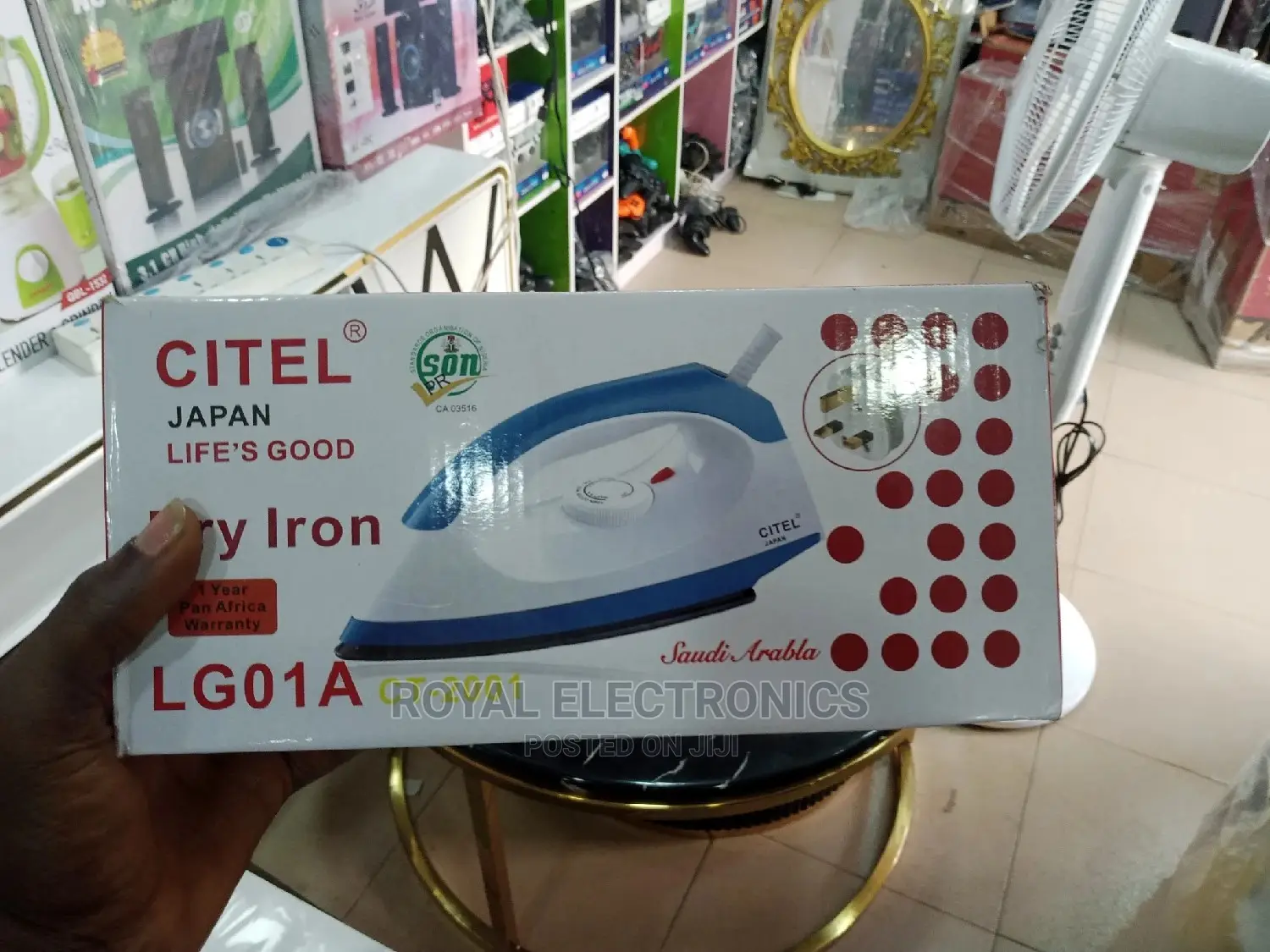 Great Quality Citel Dry Pressing Iron