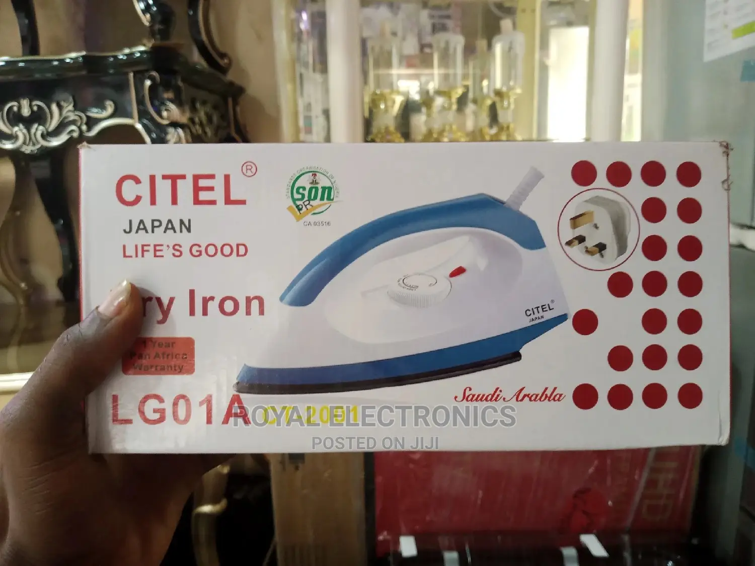 Superior Quality Citel Dry Pressing Iron