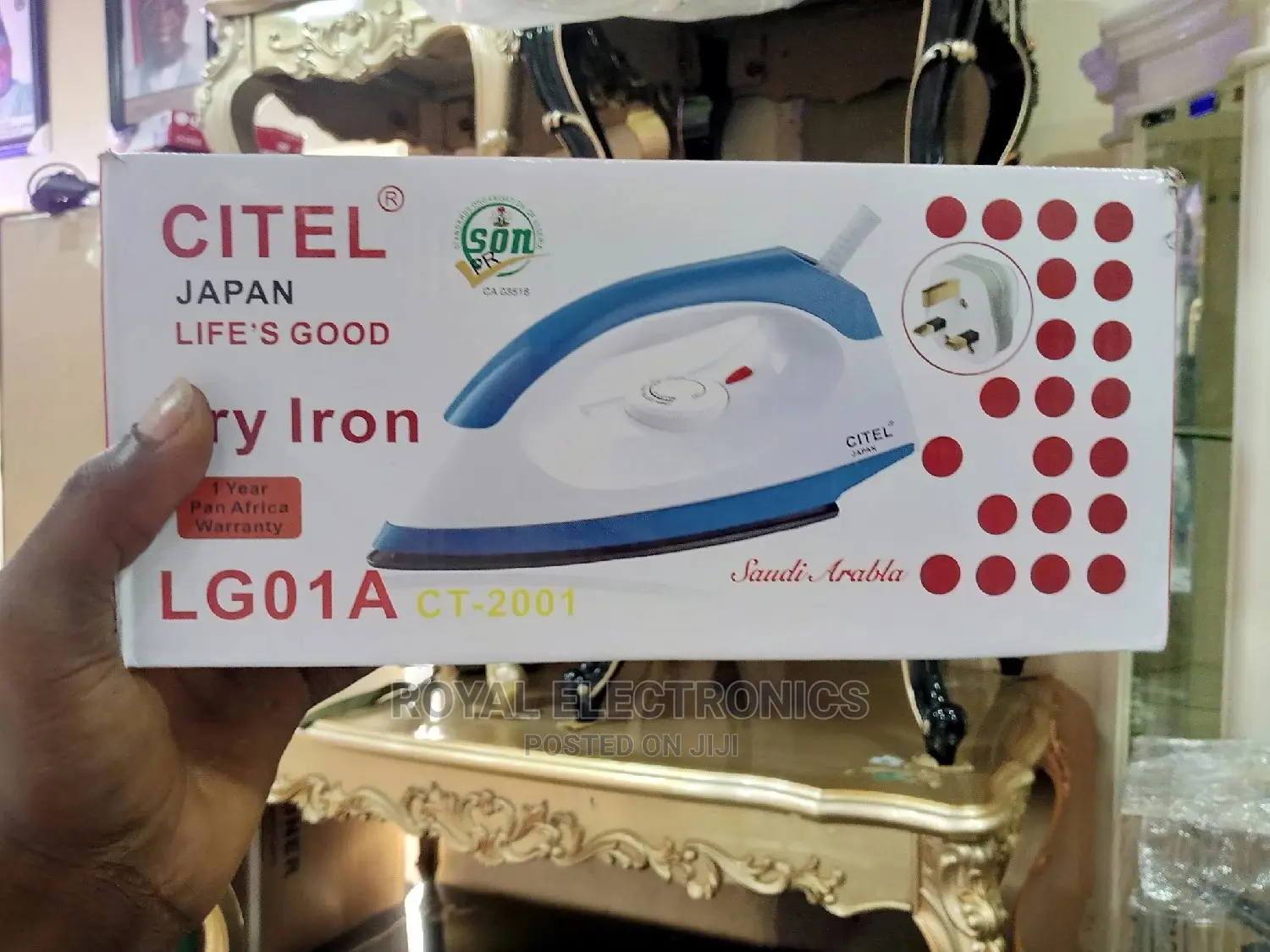 Superior Quality Citel Dry Pressing Iron