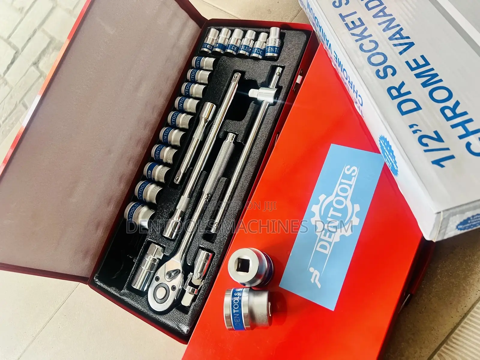 DENTOOLS 1/2” DR Socket Set 24pcs